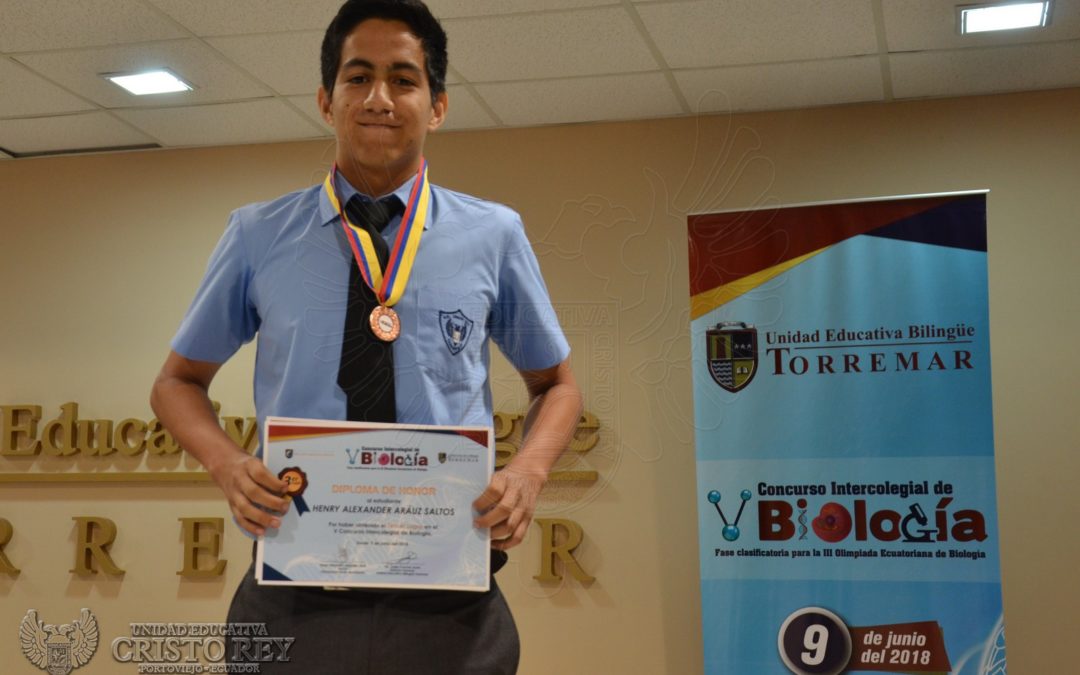 Henry Aráuz clasificó III Olimpiada Ecuatoriana de Biología