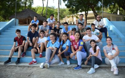 Cristo Rey presente en el intercolegial