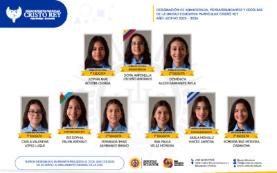 Designación de Abanderada, Portaestandartes y Escoltas 2025–2026