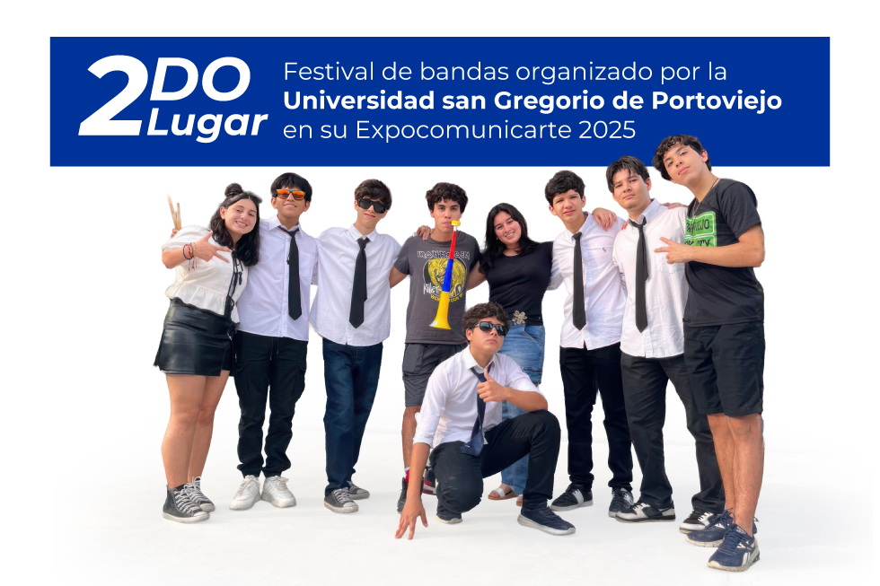 Segundo lugar en la Expo Comunicarte con la Banda Cristo Rey